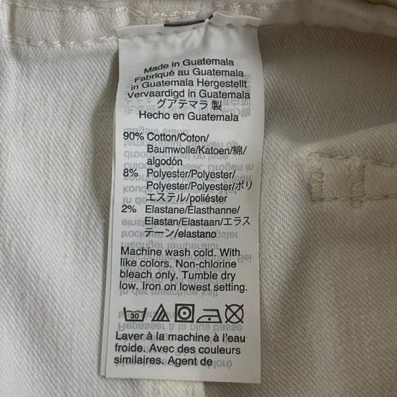 MADEWELL Women White 10" High Rise Skinny Crop Jeans Sz 29 AJ152 $135 NWT - Picture 13 of 14